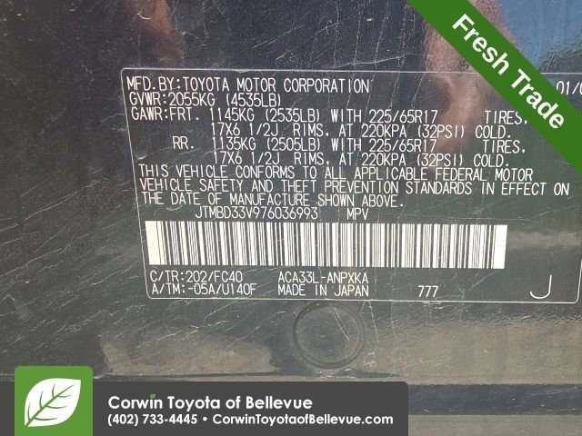 Used 2007 Toyota RAV4 4WD image 2