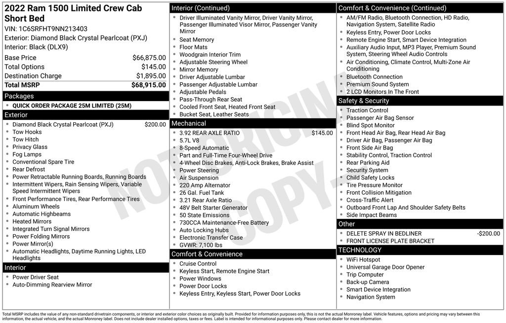Used 2022 RAM 1500 Limited AWD/4WD image 6