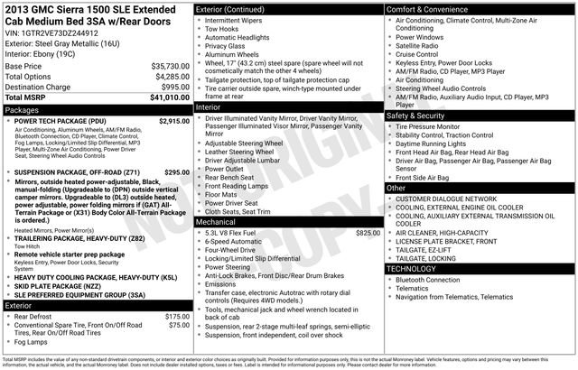 Used 2013 GMC Sierra 1500 SLE w/ Power Tech Package image 6