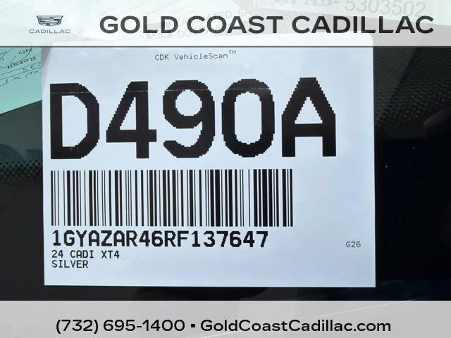 Certified 2024 Cadillac XT4 Luxury w/ Cold Weather Package FWD image 26