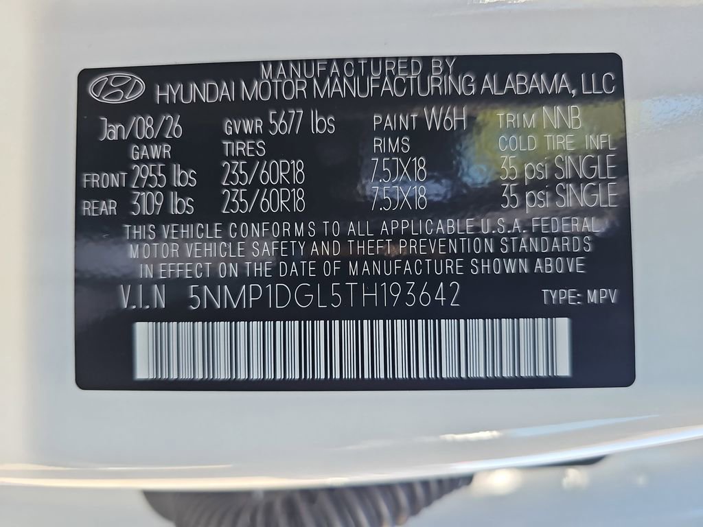 New 2026 Hyundai Santa Fe SE AWD/4WD image 34