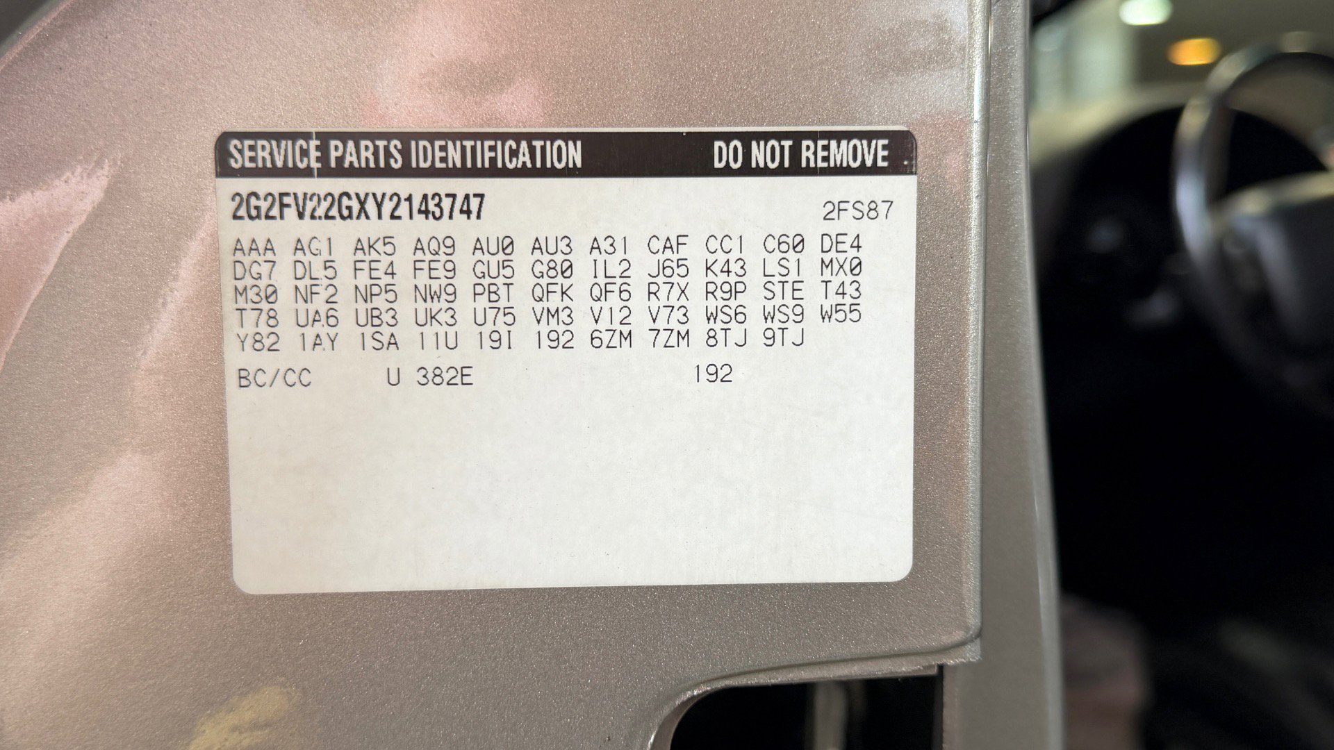 Used 2000 Pontiac Firebird Formula RWD image 95