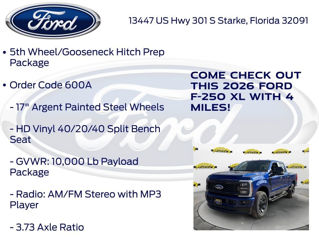 New 2026 Ford F250 XL w/ STX Appearance Package AWD/4WD image 20