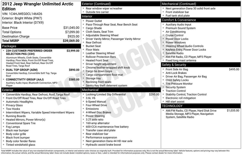 Used 2012 Jeep Wrangler Unlimited Sahara image 54