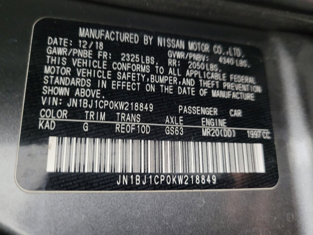 Used 2019 Nissan Rogue Sport SV w/ All-Weather Package image 33