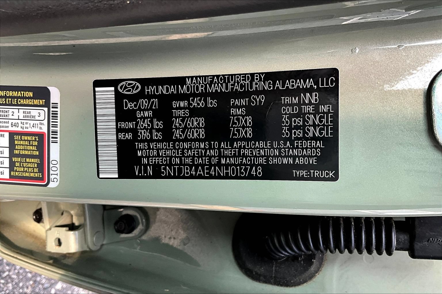 Used 2022 Hyundai Santa Cruz SEL FWD image 18