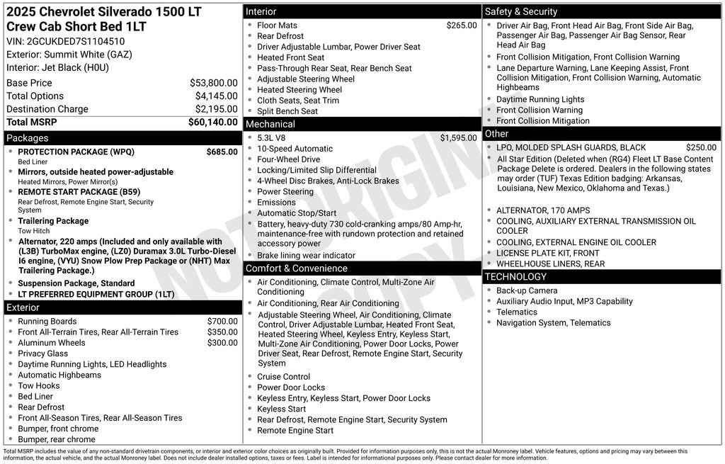 Used 2025 Chevrolet Silverado 1500 LT w/ Protection Package image 4