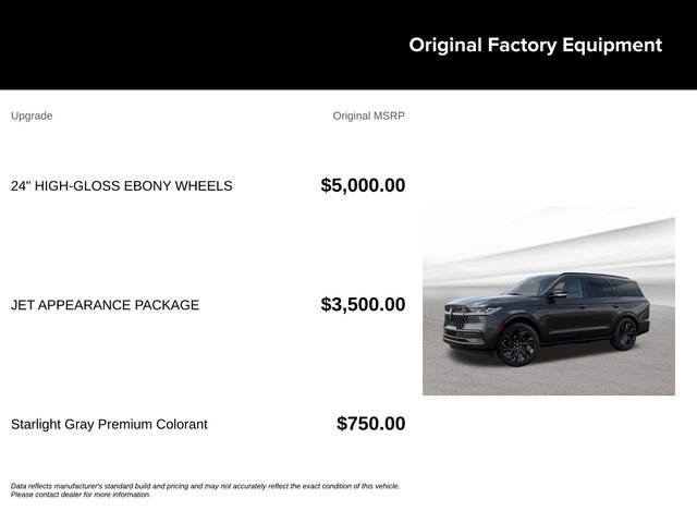 New 2027 Lincoln Navigator Reserve w/ Jet Appearance Package AWD/4WD image 9
