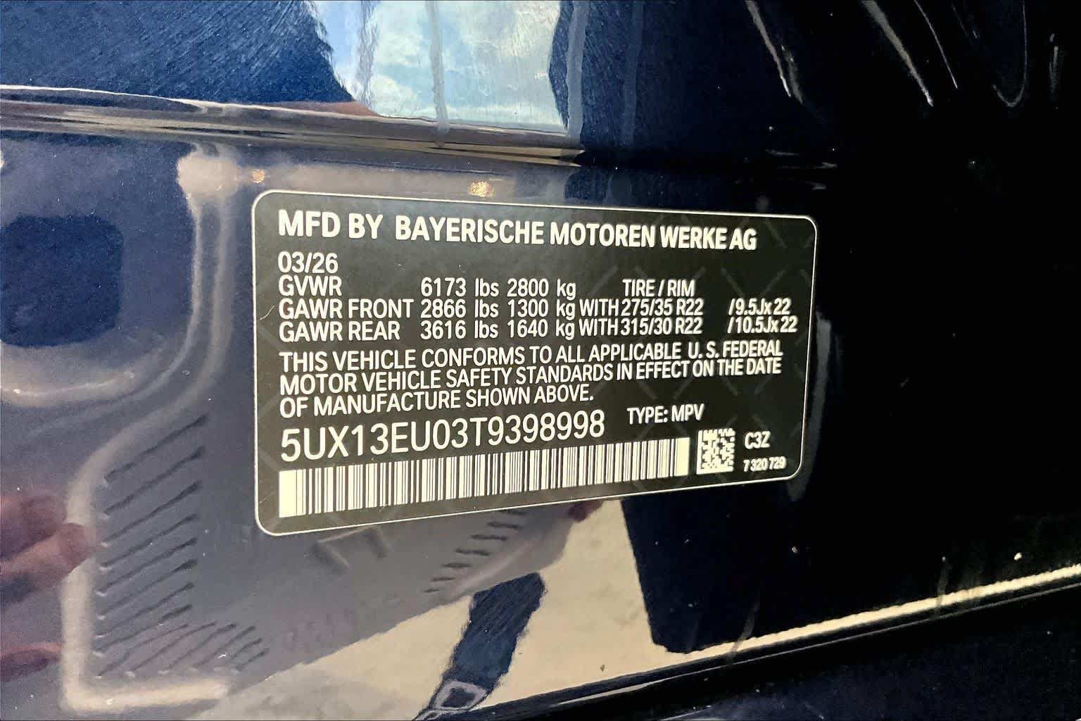 Certified 2026 BMW X5 sDrive40i w/ M Sport Package RWD image 35
