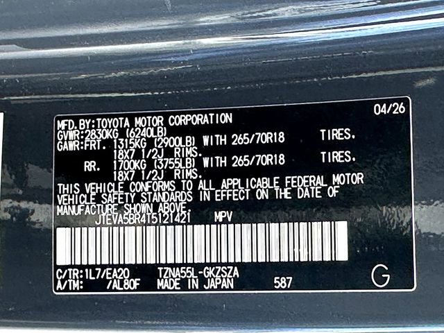 New 2026 Toyota 4Runner TRD Off-Road Premium AWD/4WD image 23