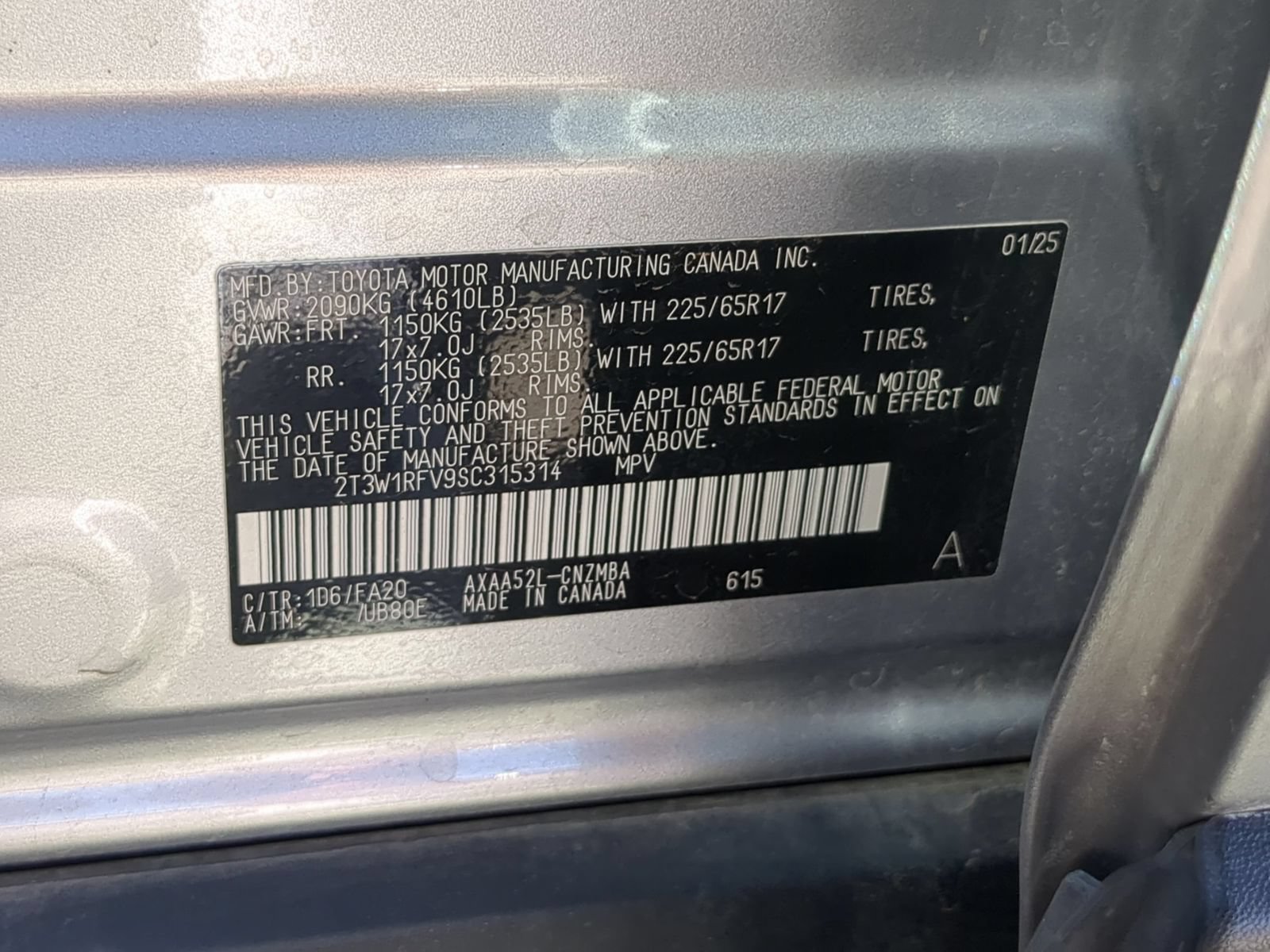 Used 2025 Toyota RAV4 XLE FWD image 32