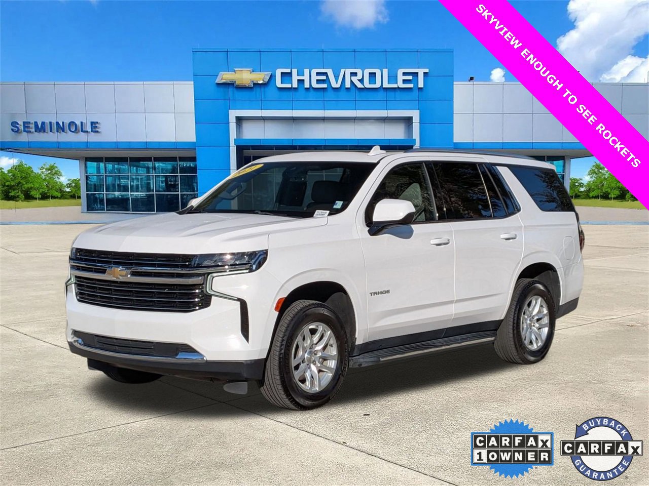 Used 2021 Chevrolet Tahoe LT w/ Rear Media and Nav Package image 2