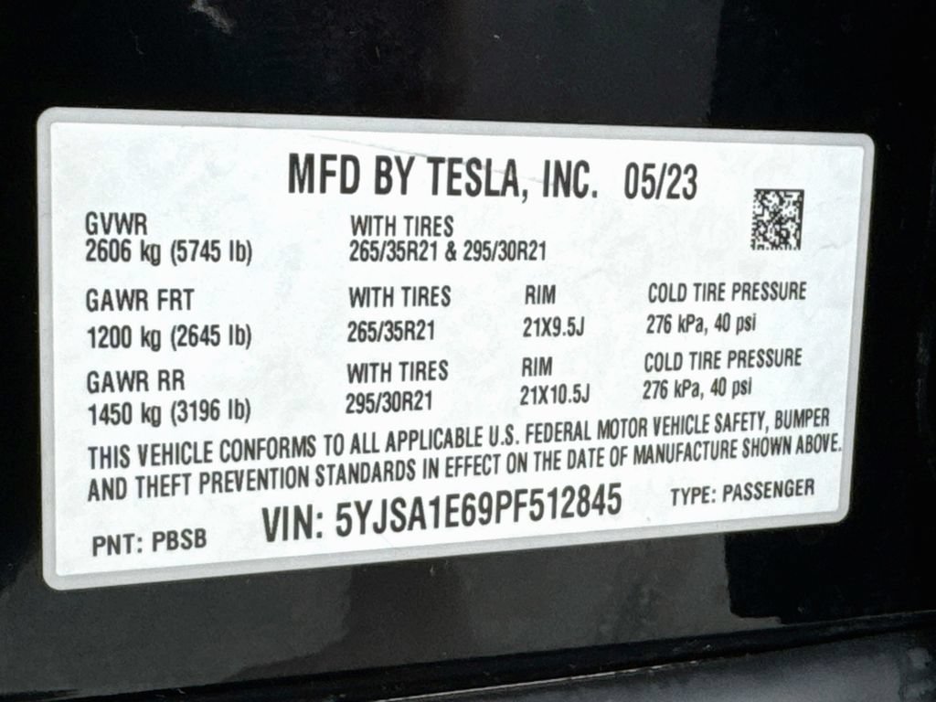 Used 2023 Tesla Model S Plaid AWD/4WD image 28