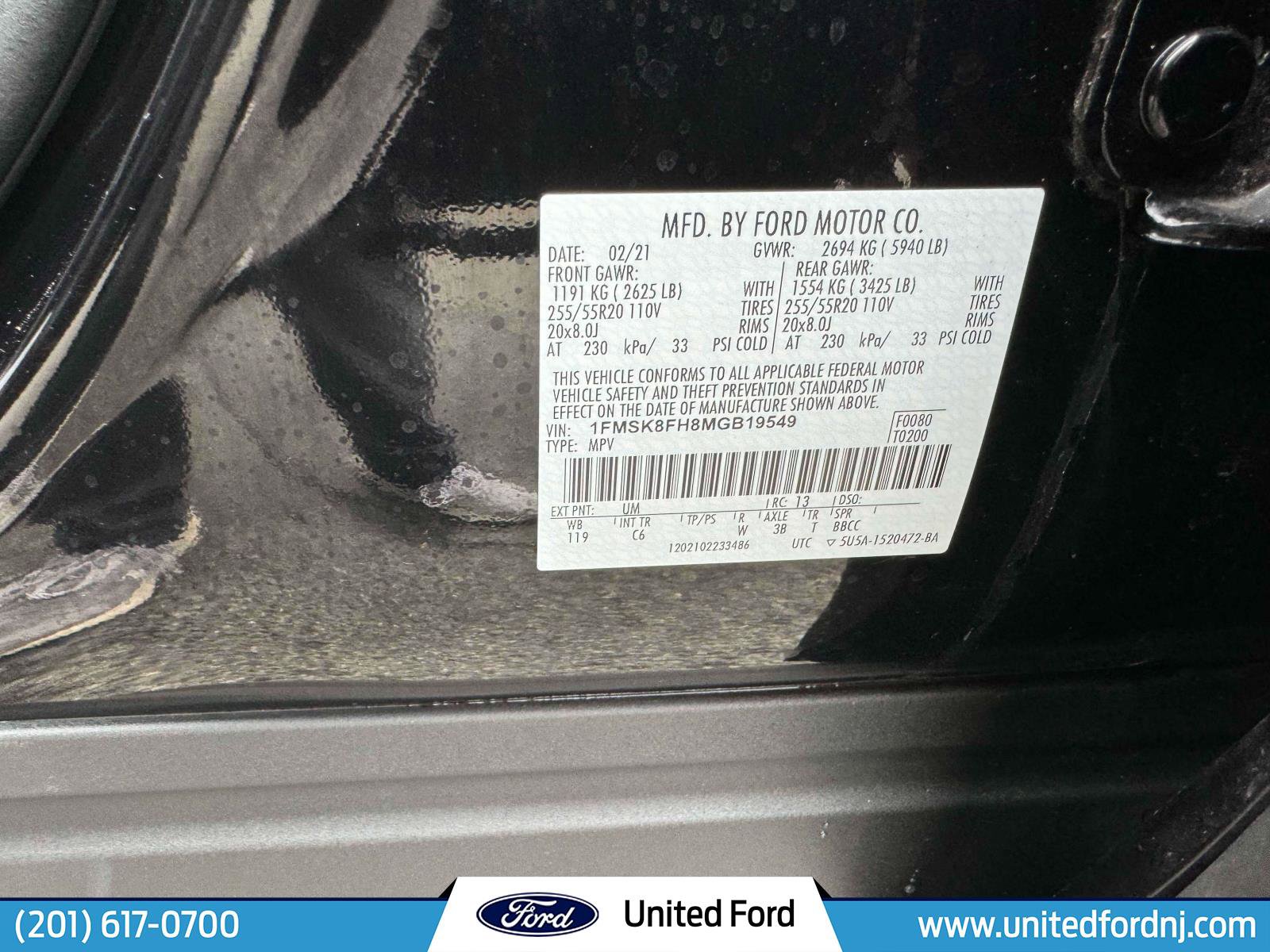 Used 2021 Ford Explorer Limited w/ Equipment Group 301A image 12