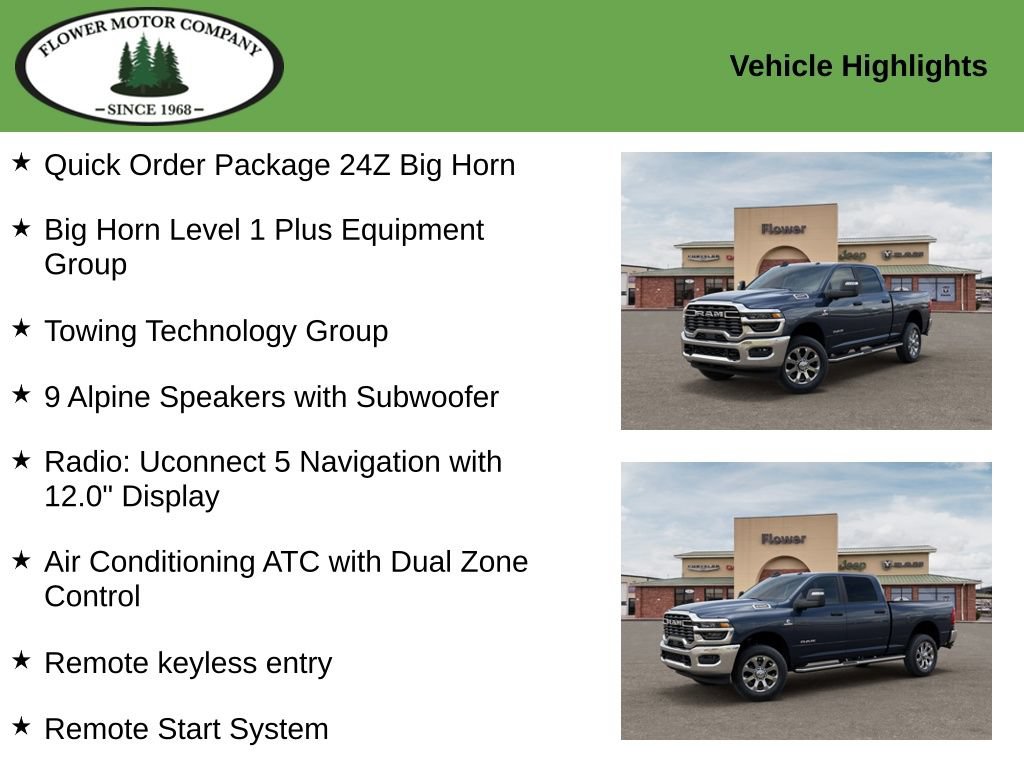 New 2026 RAM 2500 Big Horn AWD/4WD image 2