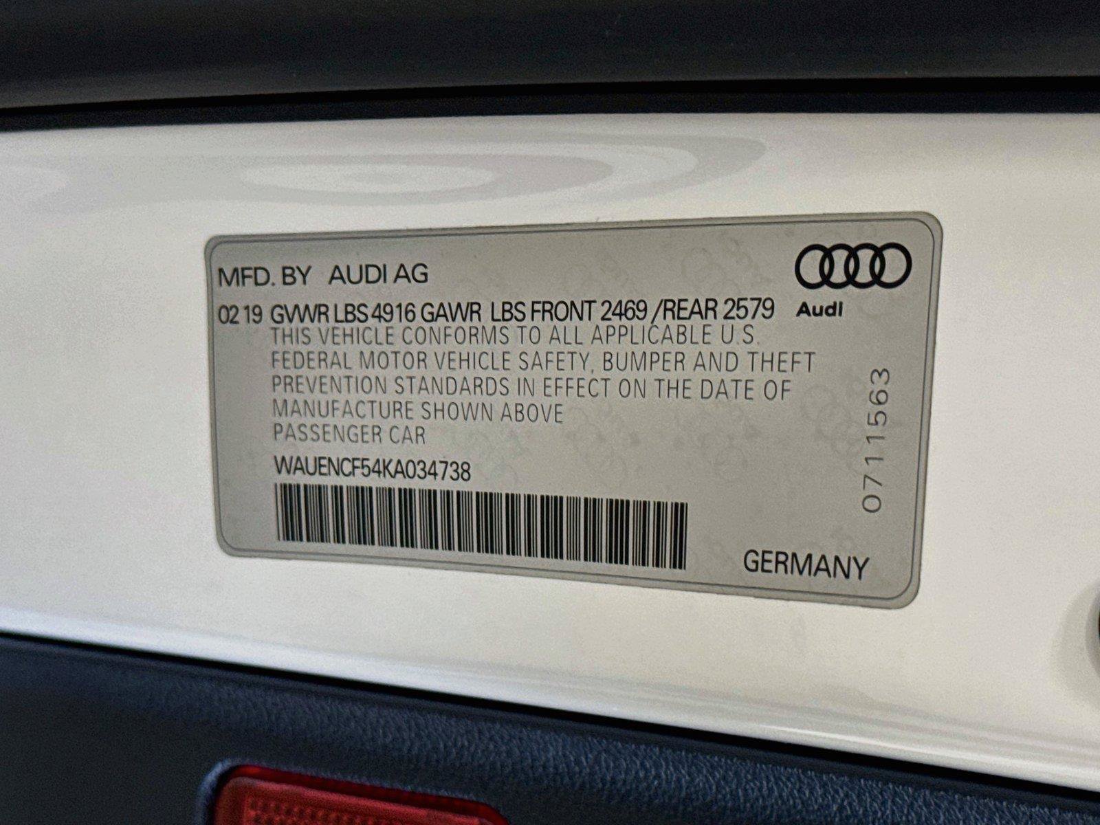 Used 2019 Audi A5 2.0T Premium Plus w/ Premium Plus AWD/4WD image 34