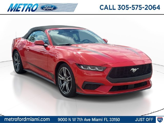 Certified 2024 Ford Mustang Premium w/ Wheel & Stripe Package RWD 360° Tour