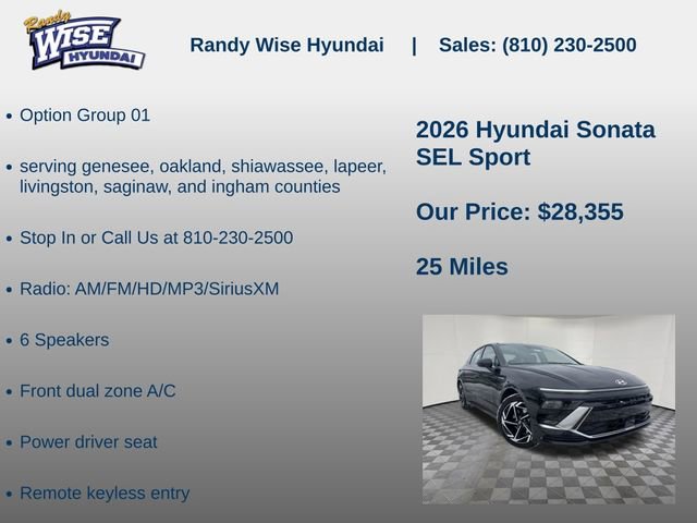 New 2026 Hyundai Sonata SEL image 5