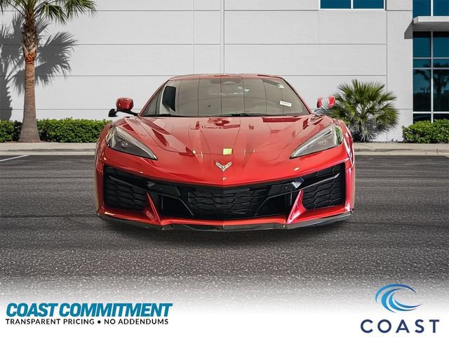 Used 2025 Chevrolet Corvette Z06 w/ Chrome Exterior Badge Package RWD image 2