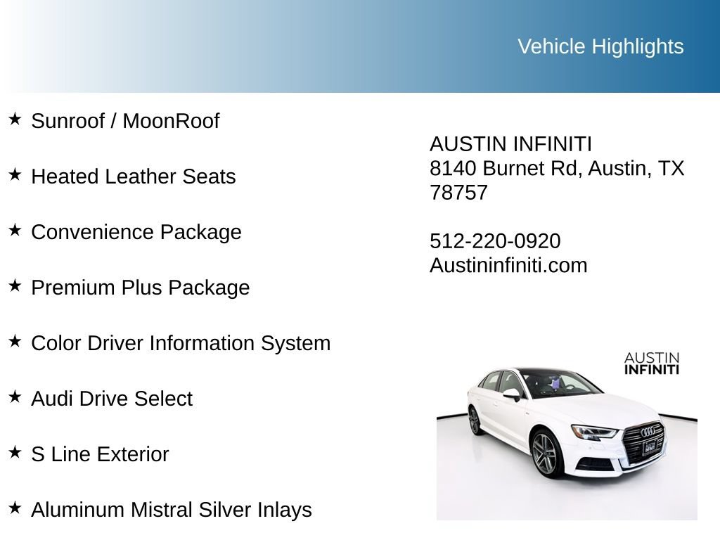 Used 2019 Audi A3 2.0T Premium Plus FWD image 9
