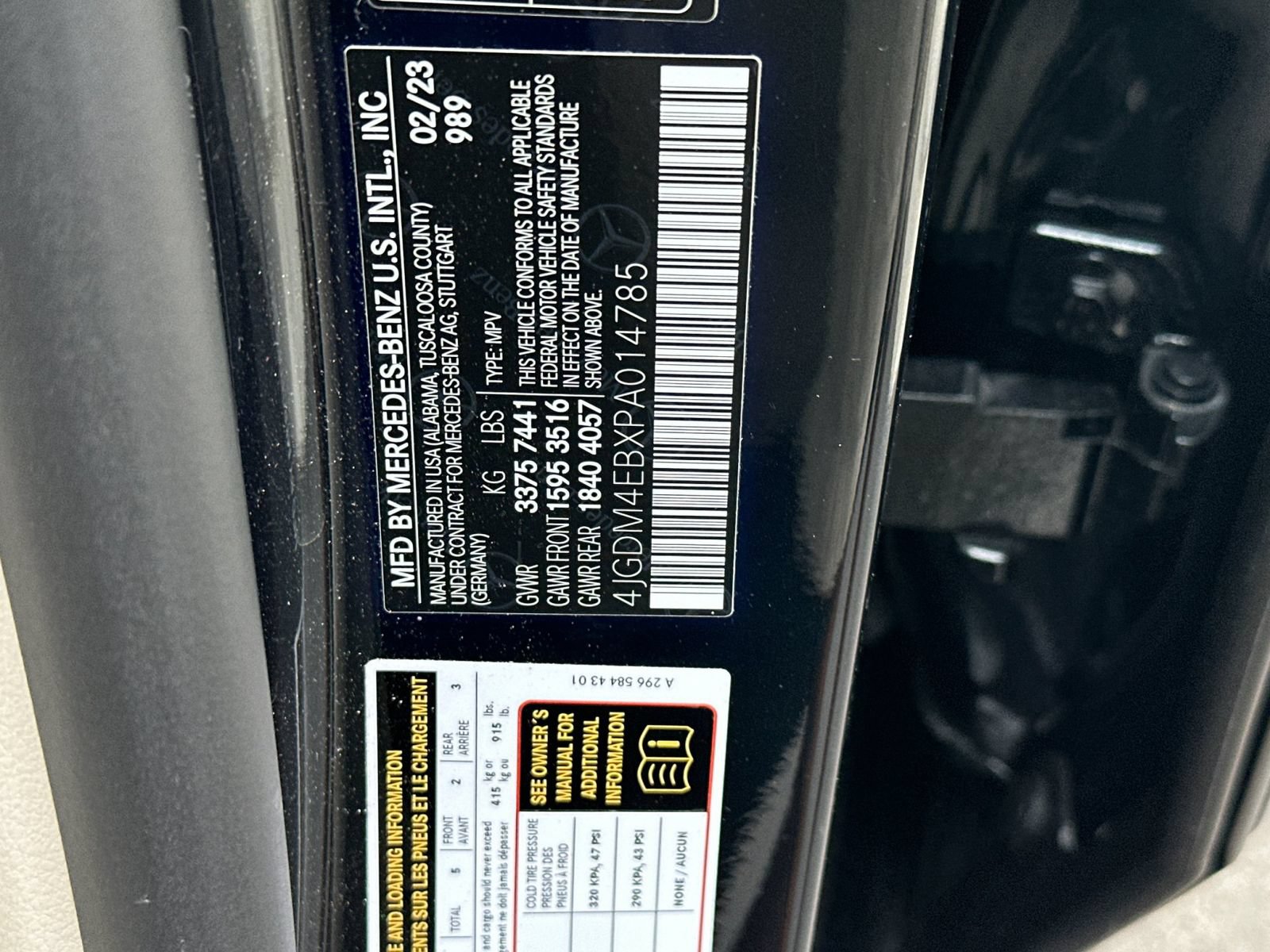 Certified 2023 Mercedes-Benz EQS 580 4MATIC SUV image 36