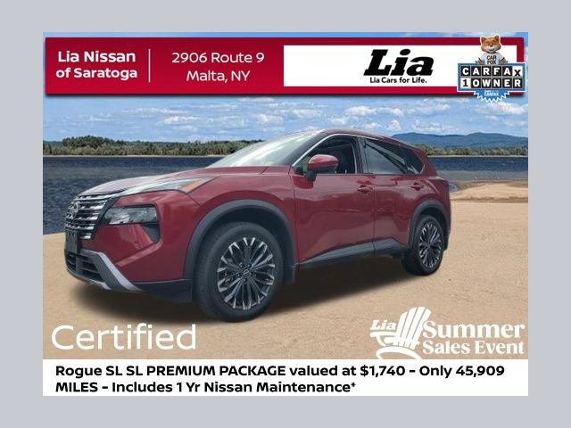 Certified 2025 Nissan Rogue SL w/ SL Premium Package