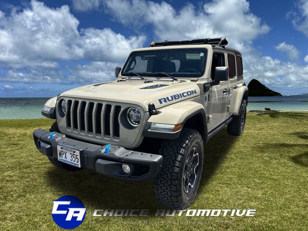 Used 2022 Jeep Wrangler Unlimited Rubicon 4xe w/ Steel Bumper Group image 1