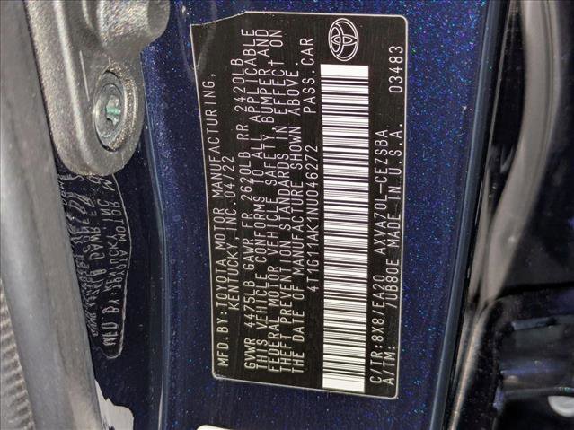 Used 2022 Toyota Camry SE FWD image 26