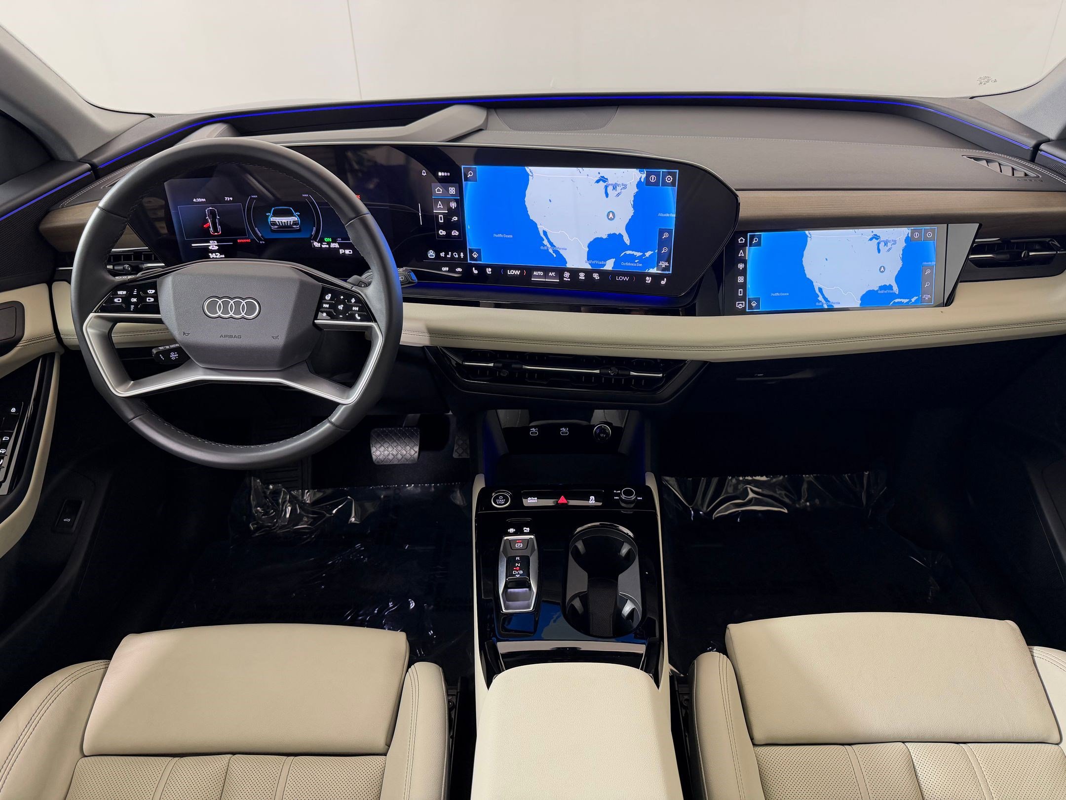 Certified 2025 Audi Q6 e-tron Prestige w/ Beige Warm Weather Package image 16