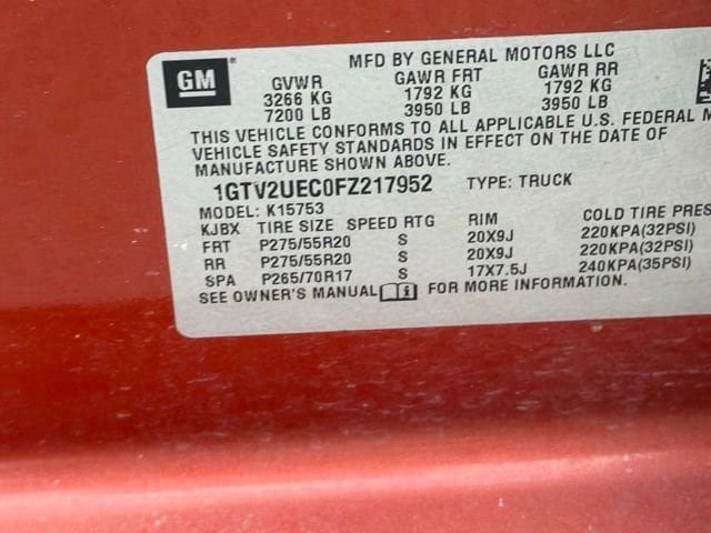 Used 2015 GMC Sierra 1500 SLE w/ SLE Value Package AWD/4WD image 10