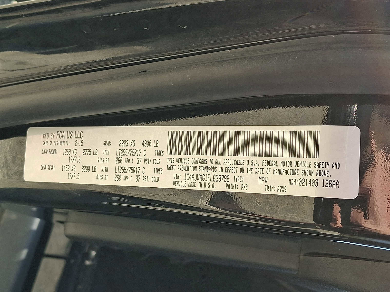 Used 2015 Jeep Wrangler Sport AWD/4WD image 24