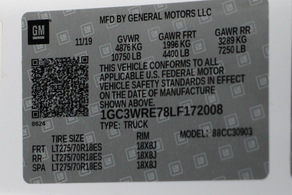 Used 2020 Chevrolet Silverado 3500 W/T w/ WT Convenience Package image 40