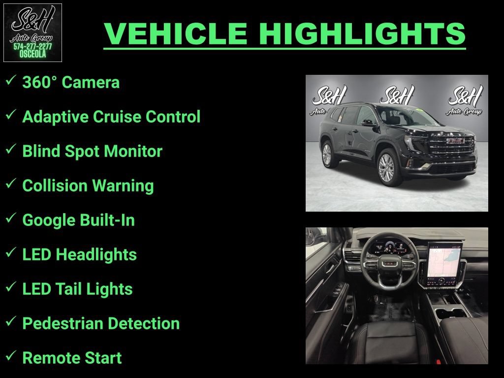 Used 2025 GMC Acadia Elevation w/ Elevation Premium Package FWD image 3