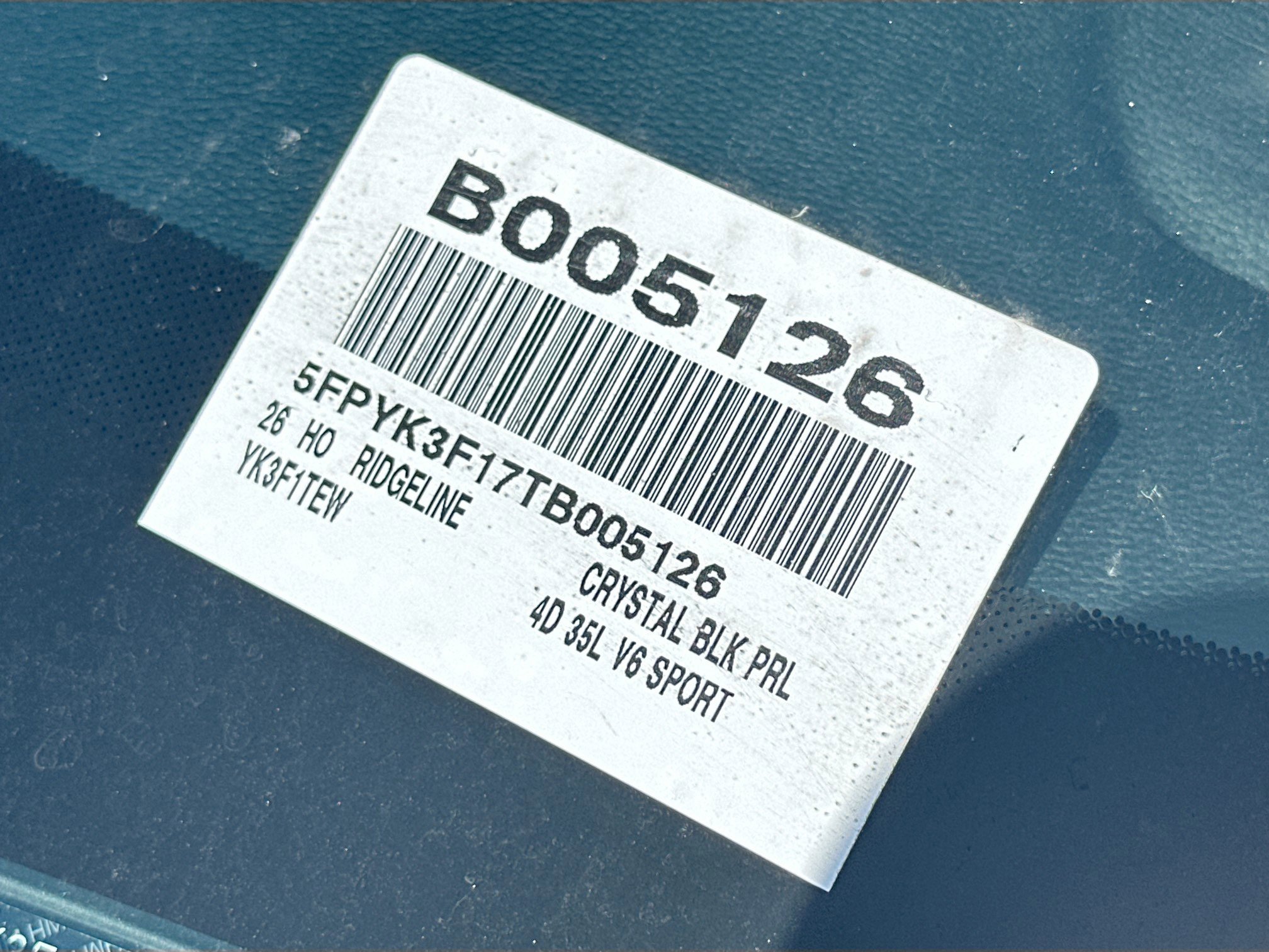 New 2026 Honda Ridgeline Sport image 27