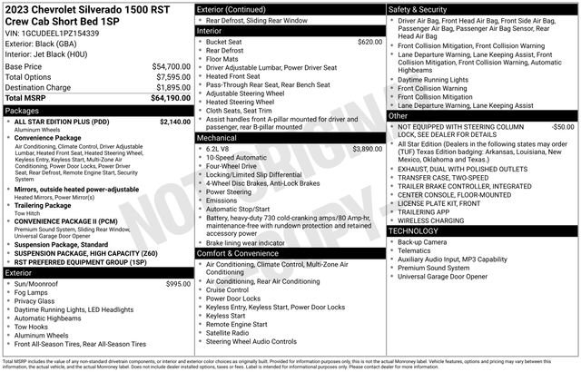 Certified 2023 Chevrolet Silverado 1500 RST w/ All Star Edition Plus AWD/4WD image 34