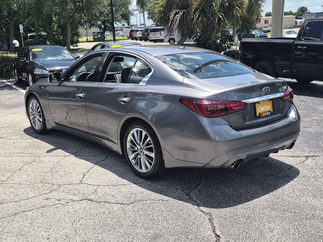 Used 2022 INFINITI Q50 Luxe w/ Cargo Package RWD image 7