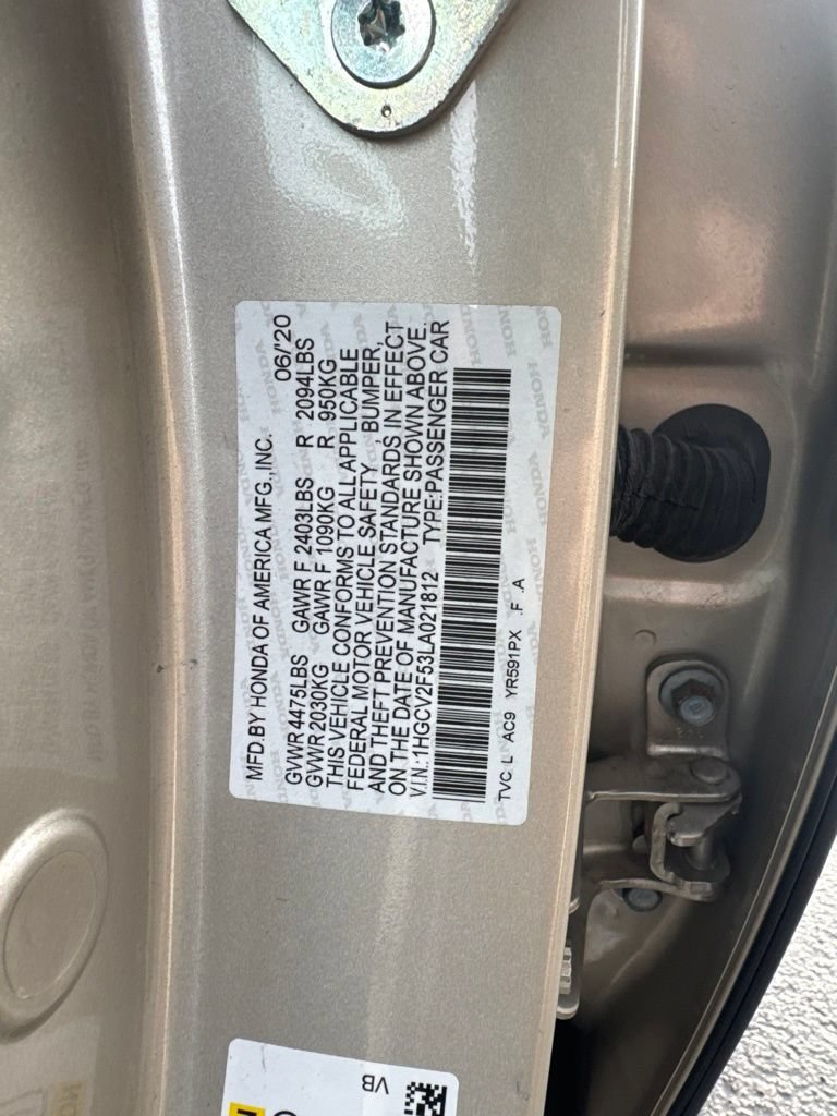 Certified 2020 Honda Accord EX-L image 25