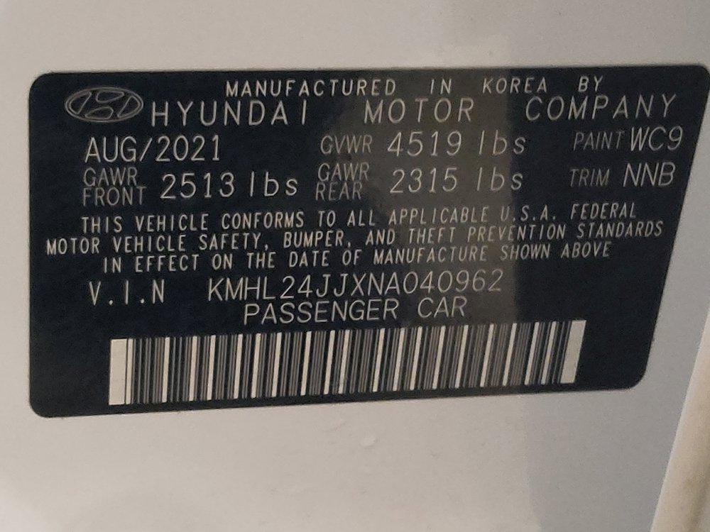 Used 2022 Hyundai Sonata Blue image 33