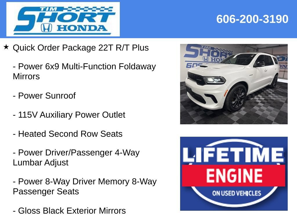 Used 2025 Dodge Durango R/T w/ Blacktop Package AWD/4WD image 9
