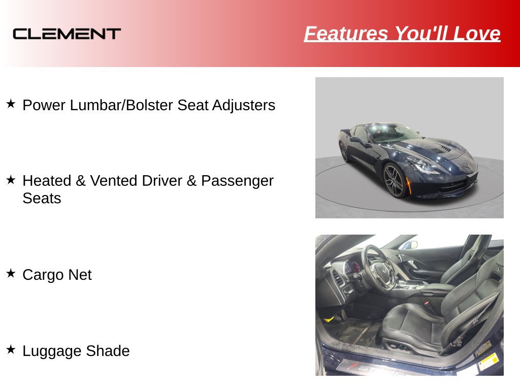Used 2016 Chevrolet Corvette Stingray Coupe w/ 2LT Preferred Equipment Group RWD image 14