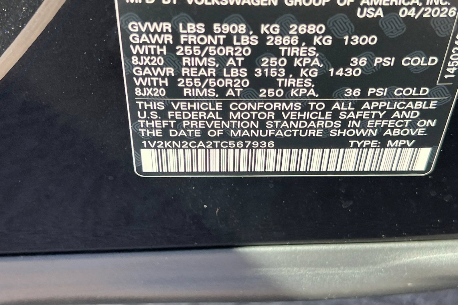 New 2026 Volkswagen Atlas SE AWD/4WD image 28