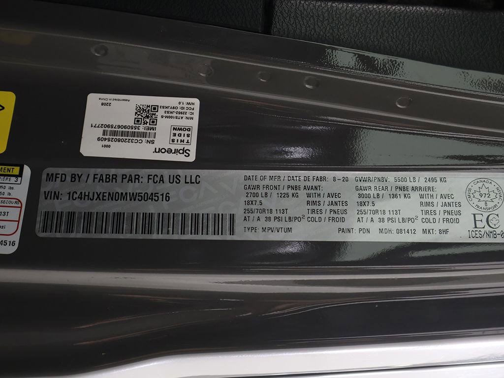 Used 2021 Jeep Wrangler Unlimited Sahara w/ Uconnect 4C Nav & Sound Group AWD/4WD image 48