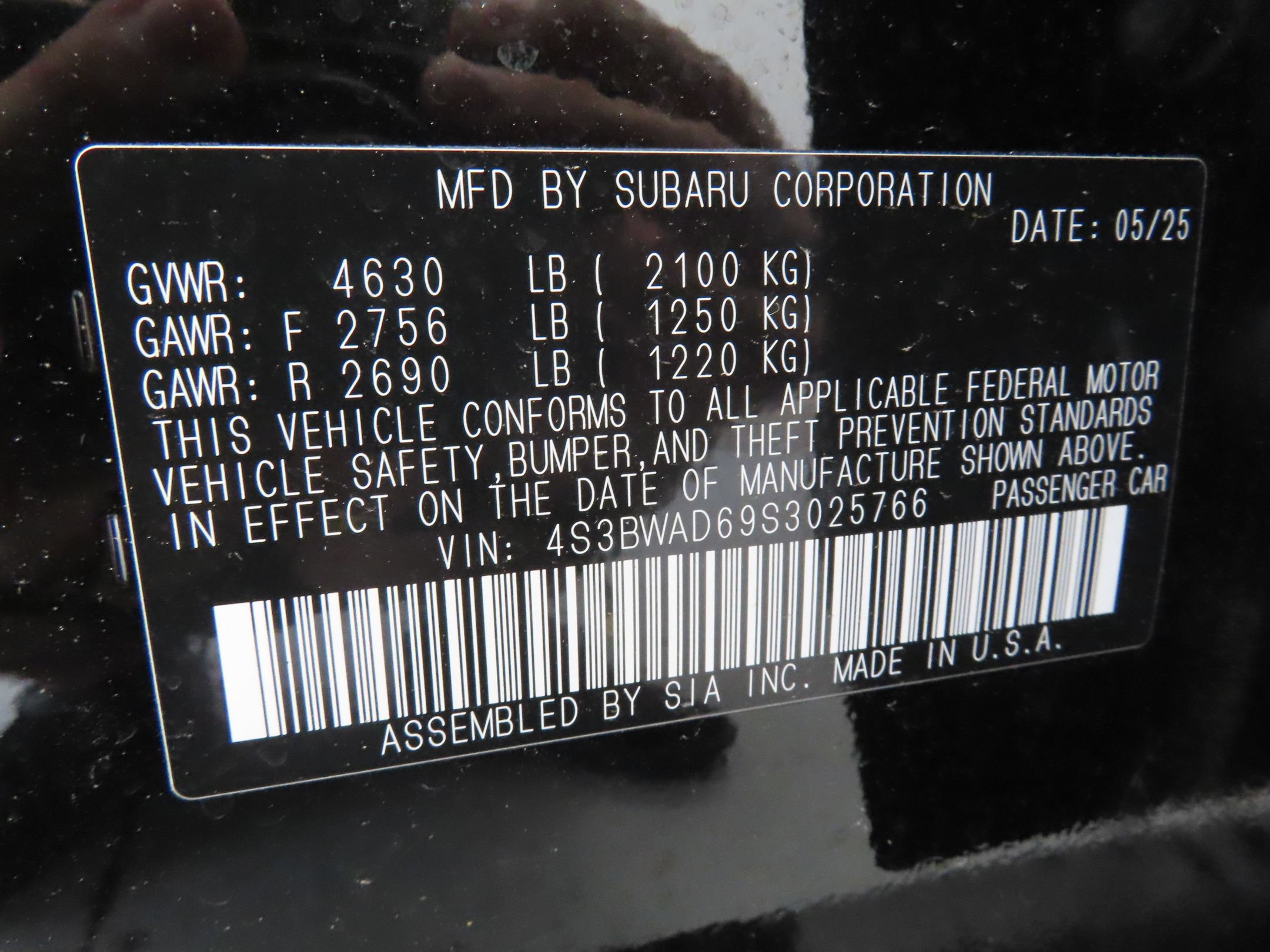 Used 2025 Subaru Legacy Premium AWD/4WD image 27