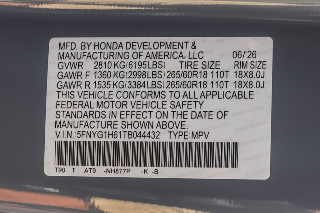 New 2026 Honda Pilot TrailSport image 14