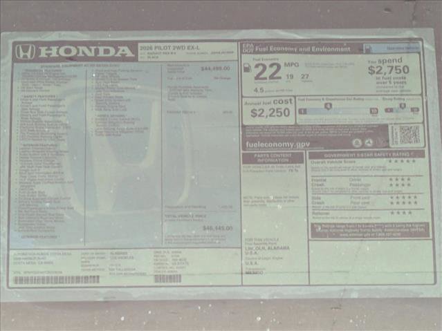 New 2026 Honda Pilot EX-L image 17