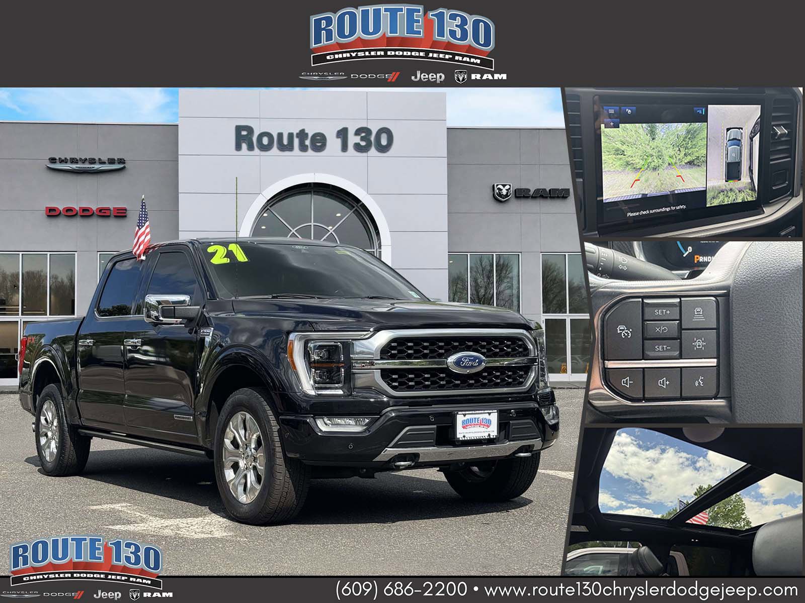 Used 2021 Ford F150 Platinum w/ Equipment Group 701A High AWD/4WD image 1