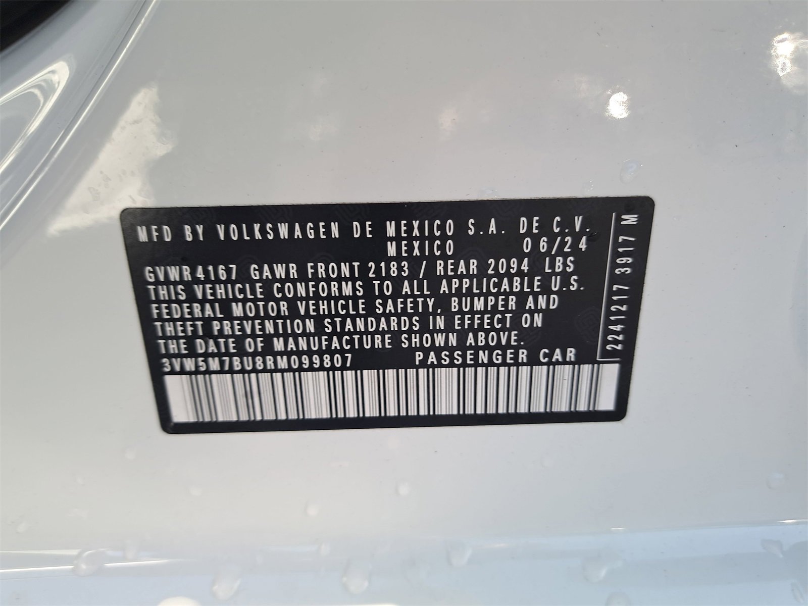 Certified 2024 Volkswagen Jetta S image 38