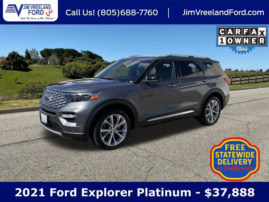 Used 2021 Ford Explorer Platinum w/ Equipment Group 601A