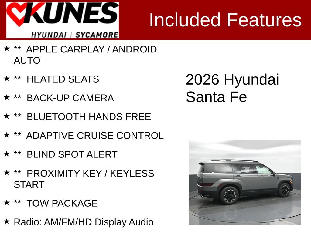 Certified 2026 Hyundai Santa Fe SEL AWD/4WD image 2