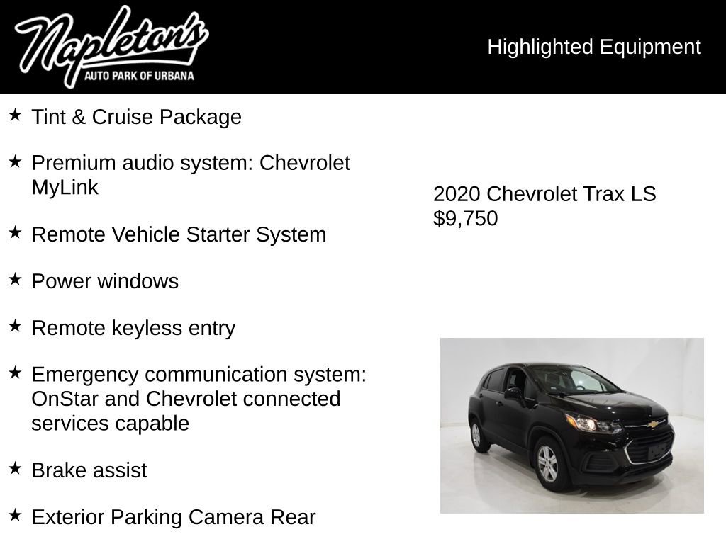 Used 2020 Chevrolet Trax LS w/ Tint and Cruise Package FWD image 15